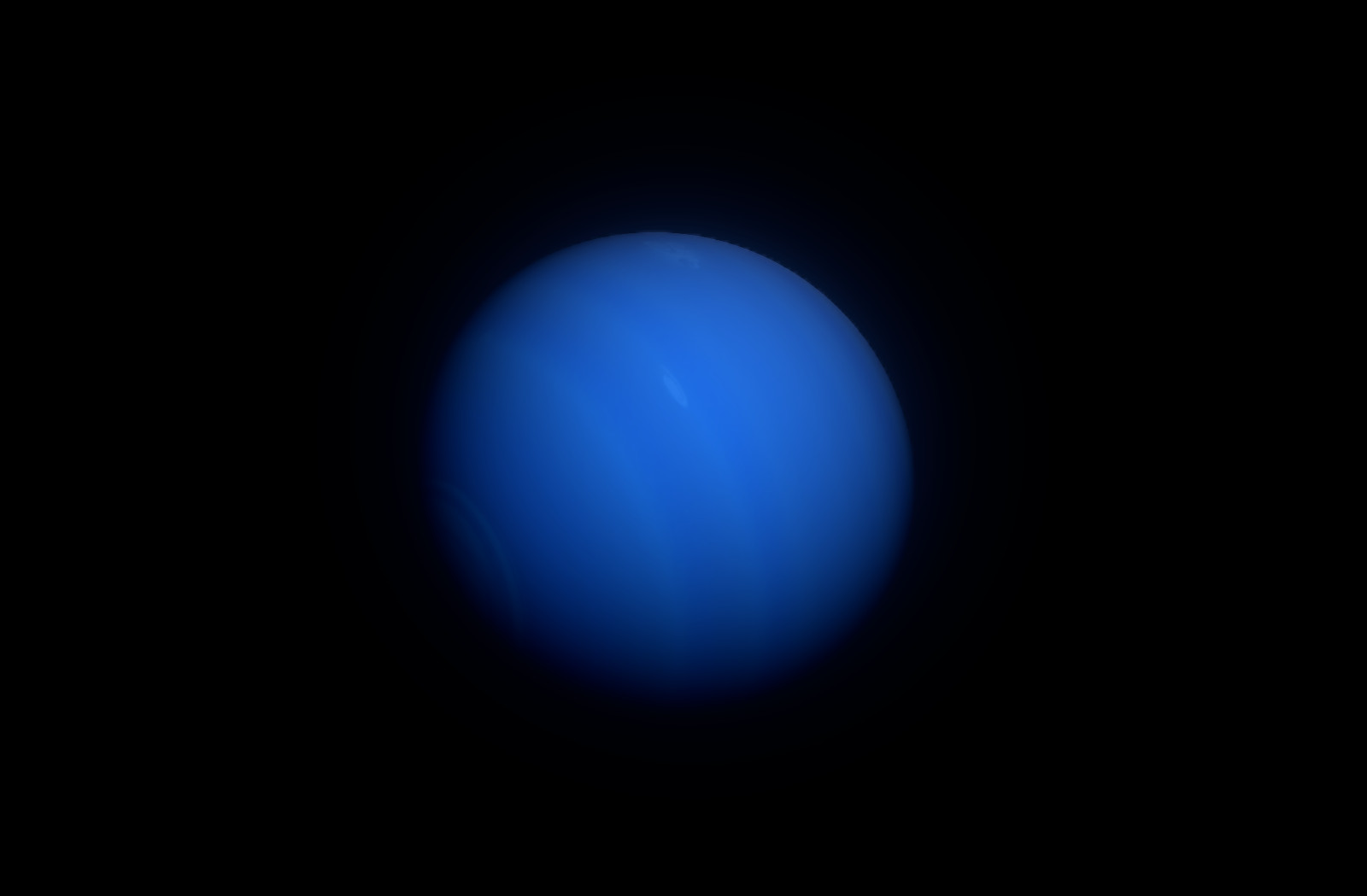 A blue planet